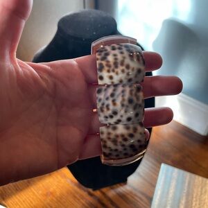 Vintage tiger shell elastic Cuff Bracelet